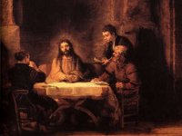 Rembrandt, Cena con i discepoli di Emmaus