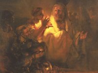 Rembrandt, Pietro rinnega Cristo