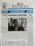 il settimanale Riforma