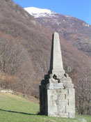 monumento di Sibaud nel comune di Bobbio Pellice (TO)