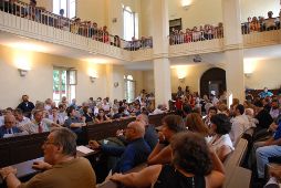 un momento dei lavori sindali (foto Matteo Ficara)