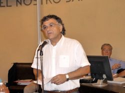 il pastore E. Tambone delle Chiese Assemblee di Dio (foto Riforma)